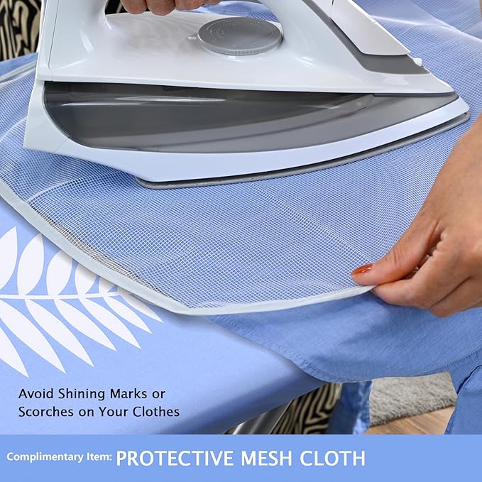 SheeChung Ironing Board Cover and Pad 15x54, Thick Ironing Board Cover