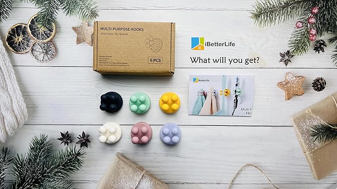 iBetterLife Toothbrush Holders Wall Mounted