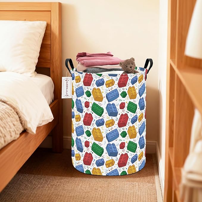 QUEENLALA Large Storage Basket, Laundry Hamper/Bathroom/Home Decor/Collapsible