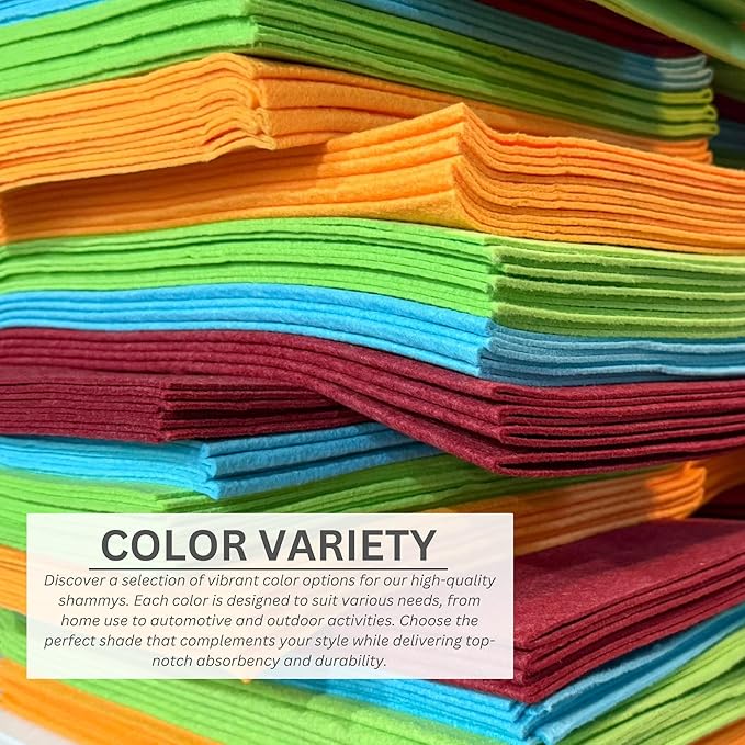 10 Pack Extra Large Original German Holiday Shammy Cloths Chamois Towels Super