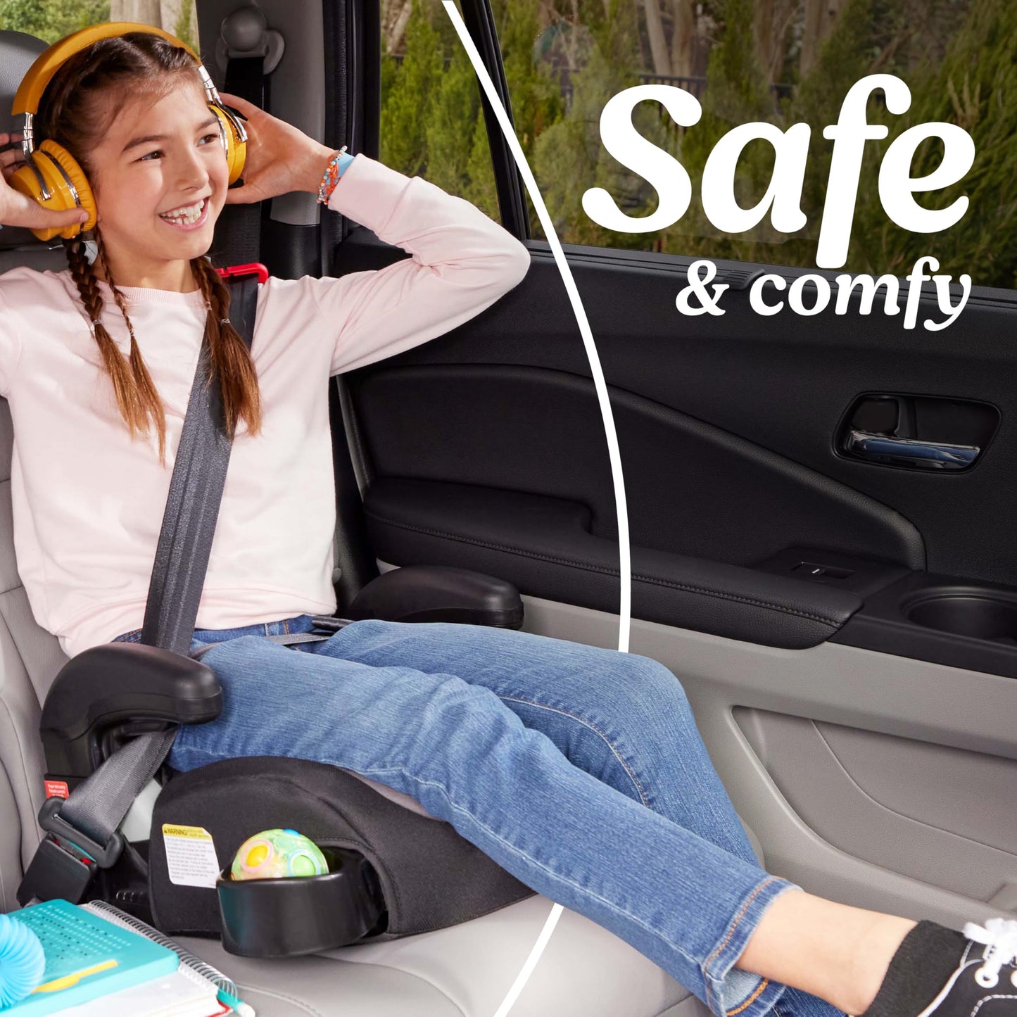 Graco TurboBooster 2.0 Backless Booster Car Seat, Denton