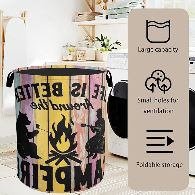 Camping Foldable Laundry Hamper