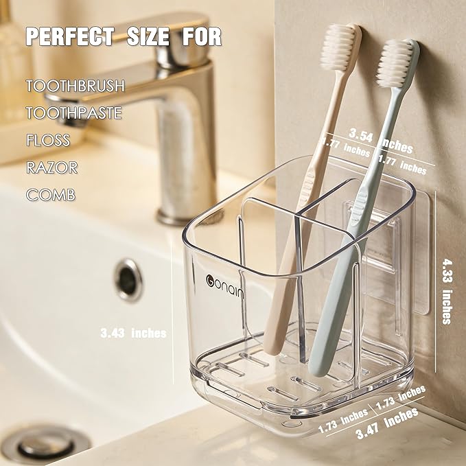 Toothbrush Holders for Bathroom