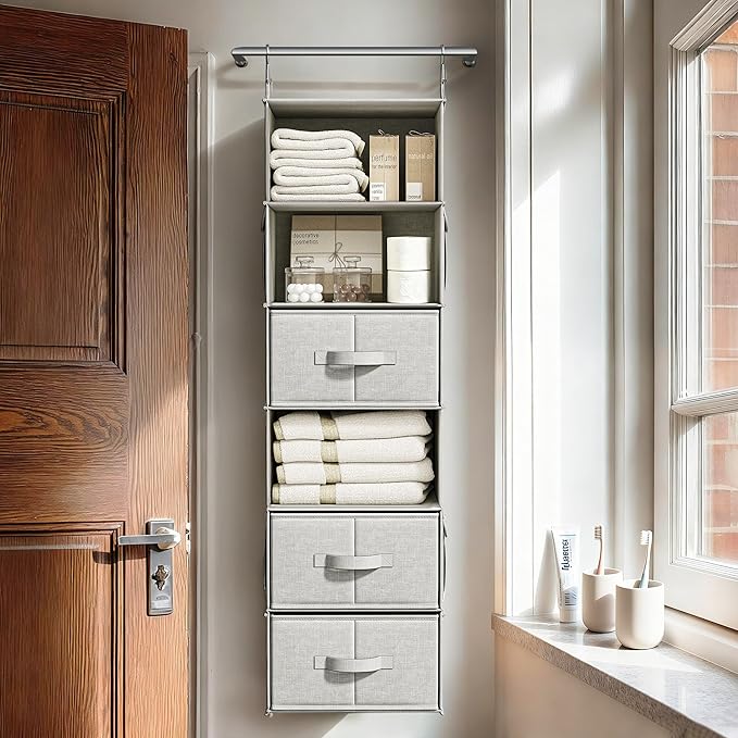 6-Shelf Hanging Closet Organizer