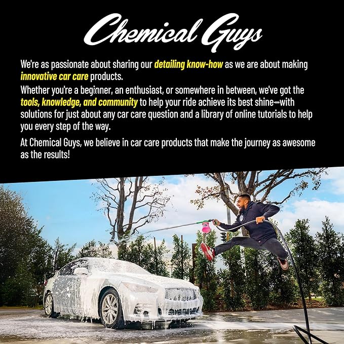Chemical Guys Wheelie All Exterior Surface and Wheel Brush, Wheel Cleaner Brush