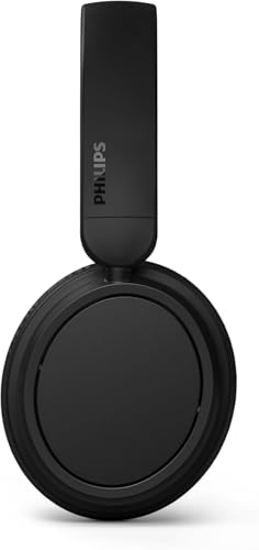 Philips H5209 Wireless Headphones,Over-Ear Bluetooth Headphones with Dynamic Bass,Clear Call, 65 H Battery Life,Fast Charging,Soft Ear Cups, Bluetooth 5.3, App Control, Lightweight,Black
