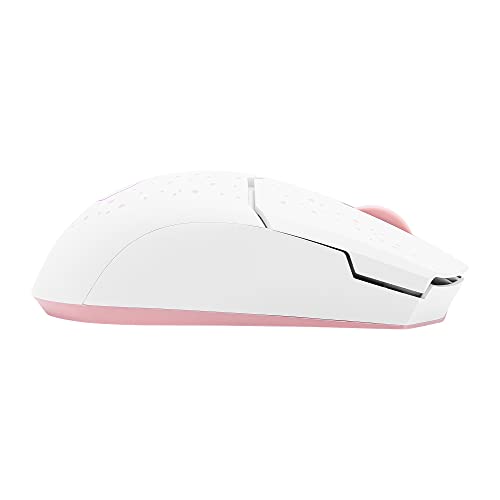 Cooler Master MM712 Wireless Gaming Mouse Black with Adjustable 19,000 DPI, 2.4GHz and Bluetooth , Ultraweave Cable, PTFE Feet, RGB Lighting and MasterPlus+ Software