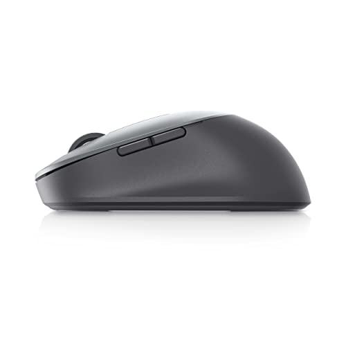 Dell Mobile Wireless Mouse - MS3320W, Wireless - 2.4 GHz, Bluetooth 5.0, Optical LED, Mechanical Scroll, 1600 DPI, 3-Buttons - Black