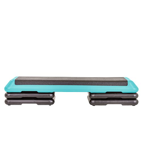 The Step Freestyle Grey Aerobic Platform, Health Club Size Steppers for Exercise
