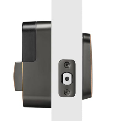 Yale Security Assure Lock 2 Deadbolt, Black Suede Keyed Smart Entry Door Lock with Wi-Fi Connected Keypad for Code Entry and Remote Access, YRD410-WF1-BSP