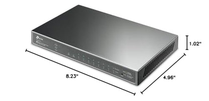 TP-Link TL-SG1016PE | 16 Port Gigabit PoE Switch | Easy Smart Managed | 8 PoE+ Ports @150W | Plug & Play | Sturdy Metal w/ Shielded Ports | QoS, Vlan, IGMP & LAG, Free Expert Help