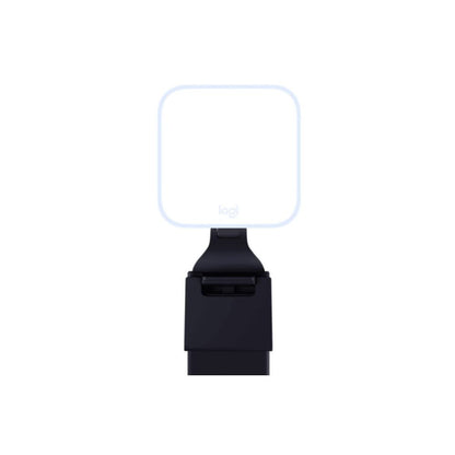 Logitech for Creators Litra Glow Premium LED Streaming Light with TrueSoft- Computer lighting for video conferencing, Zoom meetings, with adjustable mount and desktop app control for PC/Mac - Graphite