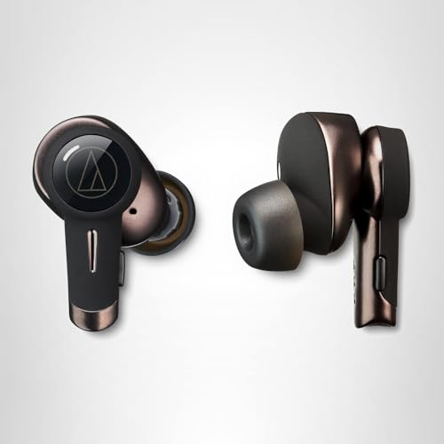 Audio-Technica ATH-TWX9 Wireless Earbuds, Premium Listening Experience with Bluetooth Wireless, Noise-Cancellation, High-Resolution Drivers with Innovative Acoustic Technology