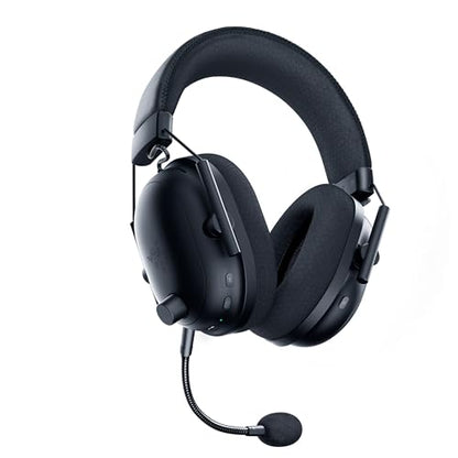 Razer BlackShark V2 Pro Wireless Gaming Headset: Super Wideband Mic - Pro Tuned FPS Profiles - 50mm Drivers - Plush Noise Isolating Earcups - 70 Hr Battery - Bluetooth - for PC, PS5, Switch 2 - Black