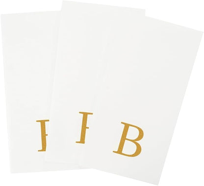 Luxenap 15.8 X 7.9 Inch Linen-Feel Guest Towels, 2000 Lettered Hand Towels