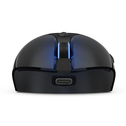 Lenovo Legion M410 Wireless RGB Gaming Mouse – 6 Button Palm Grip Mouse with 16,000 DPI, 53 Hour Rechargeable Battery, 2-Zone RGB Lighting, NVIDIA Reflex Compatible