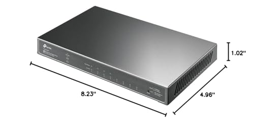 TP-Link TL-SG1016PE | 16 Port Gigabit PoE Switch | Easy Smart Managed | 8 PoE+ Ports @150W | Plug & Play | Sturdy Metal w/ Shielded Ports | QoS, Vlan, IGMP & LAG, Free Expert Help