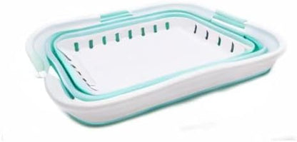 SAMMART 42L Collapsible Plastic Laundry Basket