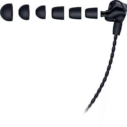 Razer Moray in-Ear Monitor for All-Day Streaming: Clear, Full-Range Audio - Comfortable Fit - Low Profile Design - Sound Isolating Earbuds - Detachable Over-Ear Wire - Custom Ear Tips & Case - Black