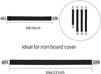 Goodtimes Ironing Board Cover Clips, Adjustable Ironing Board Pad Braces