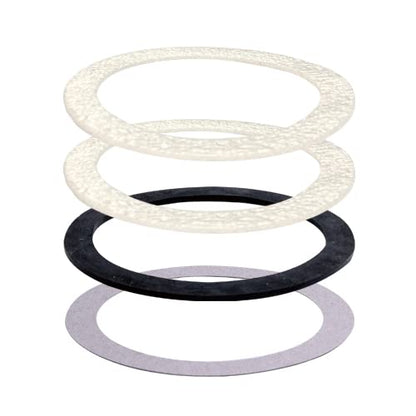 O-Ring Strainer Gasket Set, 2 EPE O-Ring Gasket, 1 Rubber Seal Ring and 1 Paper