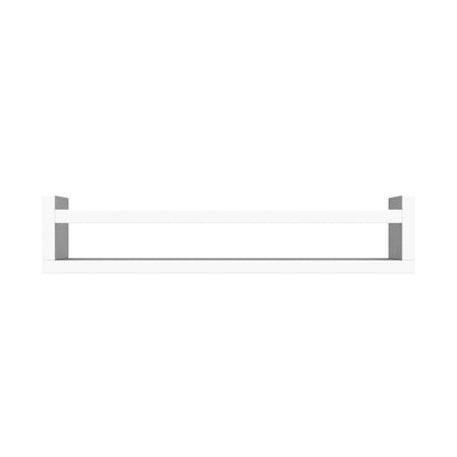 Onlysky Set of 4 Wall-Mounted Kid's Bookshelf - White Floating Nursery Book Shelves - Durable Wood Construction - Ideal for Nursery Decor, Kids Room, Toy Storage