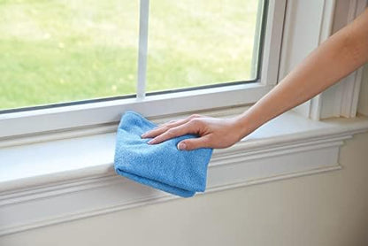 Quickie Microfiber Cleaning Cloth 14 X 14 inch, 12 Pack, All-Purpose Towel/Wiper
