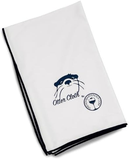 Trendy Bartender Toast to Perfection Microfiber Commercial Grade Glass