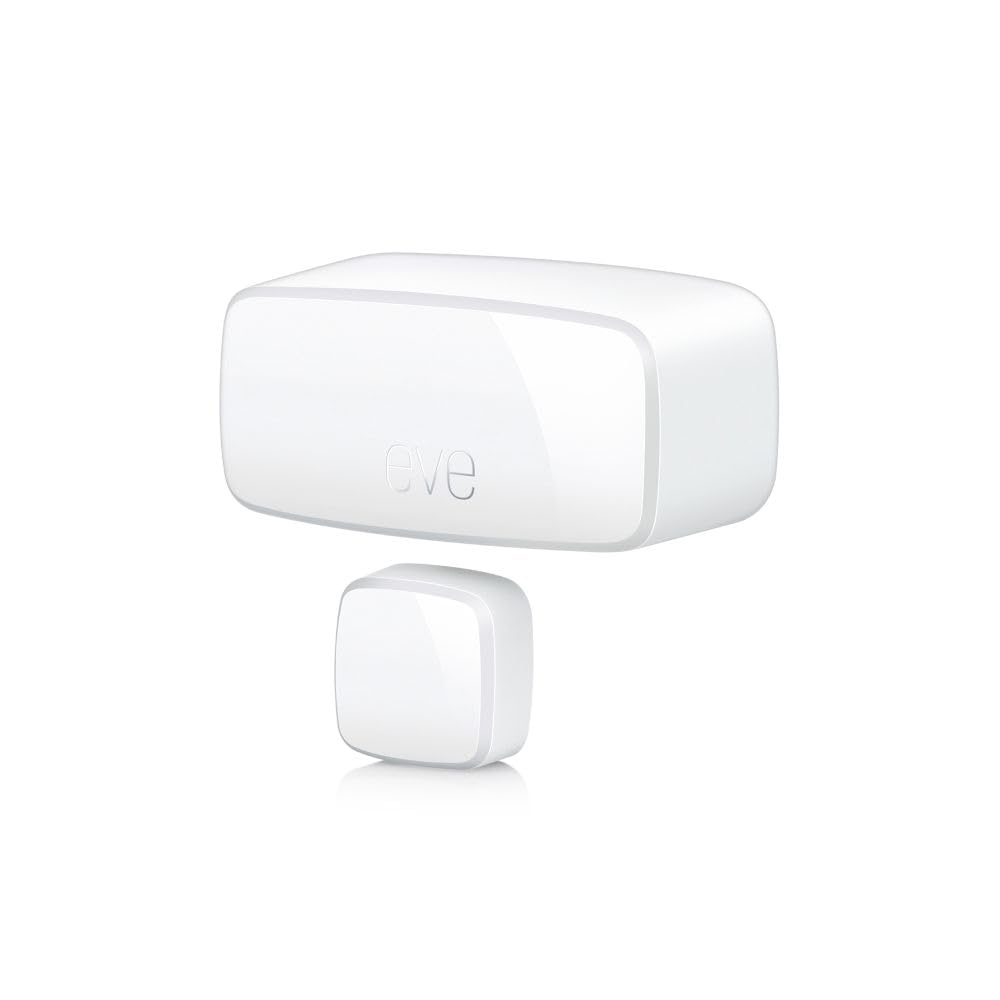 Eve Door & Window (Matter) 3 Pack – Smart Contact Sensor for Doors & Windows, Open/Closed State, Automatic Control of Accessories, Matter Over Thread, Apple Home, Alexa, Google Home, SmartThings