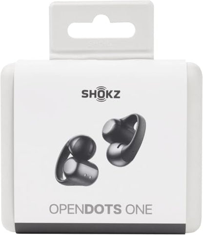 SHOKZ OpenDots ONE-Open-Ear Headphones, Clip-On Earbuds-Wireless Bluetooth Earbuds with Microphone-Secure, Lightweight, Comfort-Premium Dolby Audio-Water Resistant-Fast Charging-Up to 40 hrs Playtime