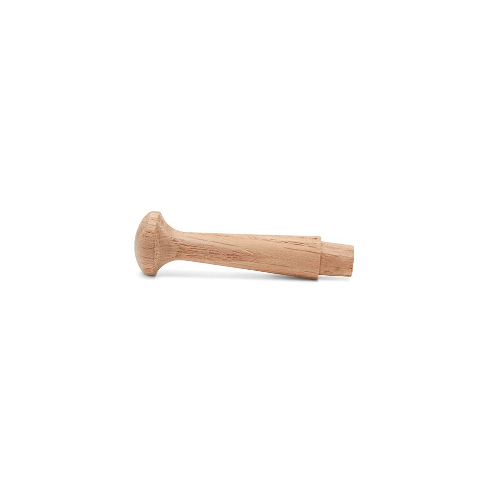 Oak Shaker Peg 2-1/2 inch, Pack of 12 Wooden Pegs for Hanging, DIY Shaker Rack and Rail, by Woodpeckers