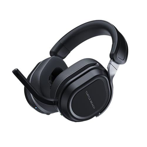 Turtle Beach Stealth 700 Gen 3 Wireless Multiplatform Amplified Gaming Headset for Xbox Series X|S, Xbox One, PC, PS5, Mobile – 60mm Drivers, AI Noise-Cancelling Mic, Bluetooth, 80-Hr Battery – Black