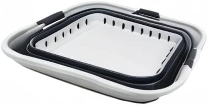 SAMMART 42L Collapsible Plastic Laundry Basket