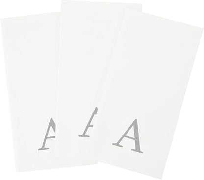 Luxenap 15.8 X 7.9 Inch Linen-Feel Guest Towels, 2000 Lettered Hand Towels