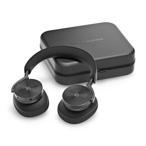 Bang & Olufsen Beoplay H95 Premium Comfortable Wireless Active Noise Cancelling (ANC) Over-Ear Headphones with Protective Carrying Case, Black