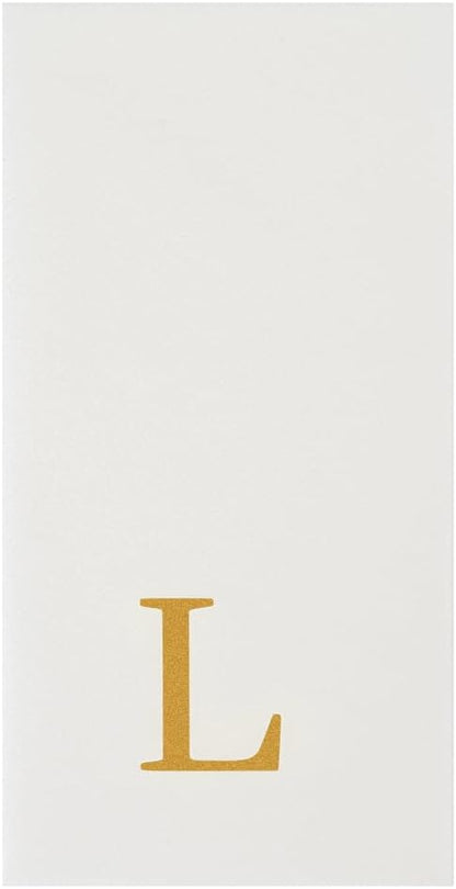 Luxenap 15.8 X 7.9 Inch Linen-Feel Guest Towels, 50 Lettered Hand Towels