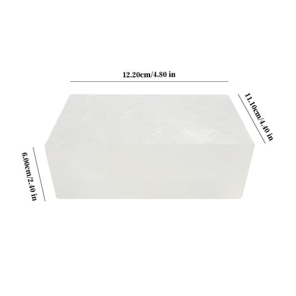 TinMeZor 2LB Clear Glycerin Soap Base Melt and Pour Glycerin Soap Base for Crafting and Making, Natural,Organic,Vegan, Easy to Cut