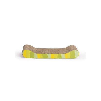 Catit Style Scratcher with Catnip - Jungle-Stripe Lounge