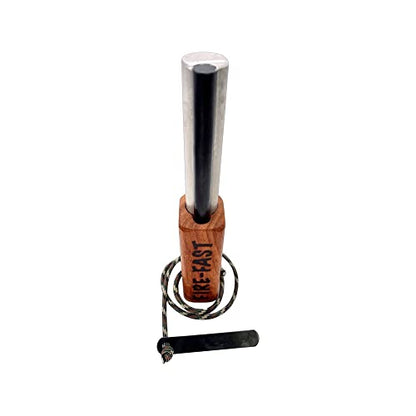 Fire-Fast Trekker. Best Emergency Waterproof Survival Fire Starter. Magnesium and Euro Fire Steel Ferro Rod. Compact Durable Tool for Bushcraft, Camping, Backpacking, Hiking, Hunting, or Bug Out Bag.