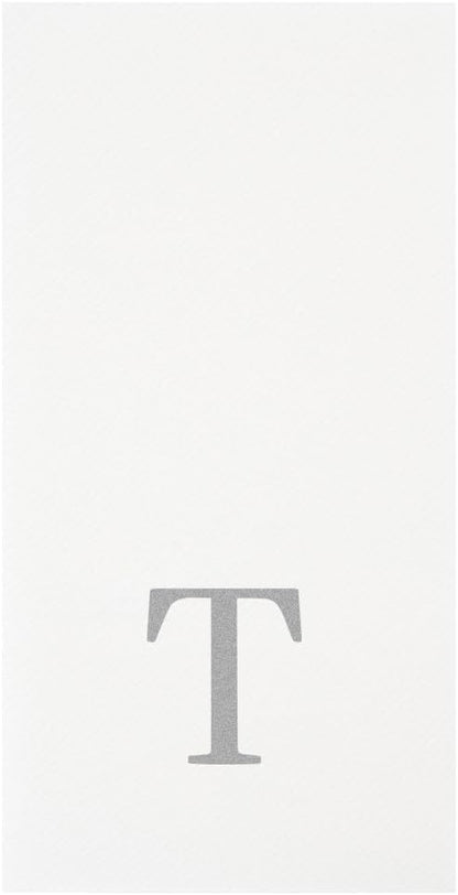 Luxenap 15.8 X 7.9 Inch Linen-Feel Guest Towels, 50 Lettered Hand Towels