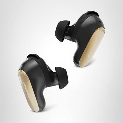 Bose QuietComfort Ultra Earbuds (2nd Gen) - Wireless Noise Cancelling Earbuds with Mic, Immersive Audio, USB-C Charging, Up to 6 Hours Battery, IPX4 Rating, Desert Gold - Limited Edition Color
