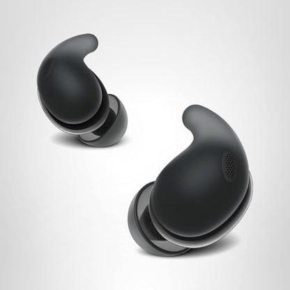Sony LinkBuds Fit Truly Wireless Noise Canceling Earbud Headphones, Small & Light with Newly Developed Air Fitting Supporters, Black
