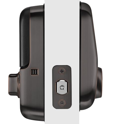 Yale Assure Lock Deadbolt, Satin Nickel Digital Touchscreen Keypad with Z-Wave and Backup Key for Front or Back Entry Door, YRD226-ZW2-619
