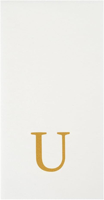 Luxenap 15.8 X 7.9 Inch Linen-Feel Guest Towels, 50 Lettered Hand Towels