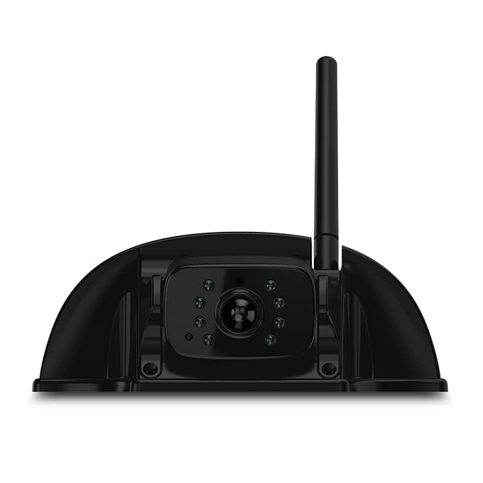 Furrion Vision S Wireless RV Backup Camera System with 5-Inch Monitor, 1 Rear Sharkfin, Infrared Night Vision, Wide-Angle View, Hi-Res, IP65 Waterproof, Motion Detection, Microphone - FOS05TASF