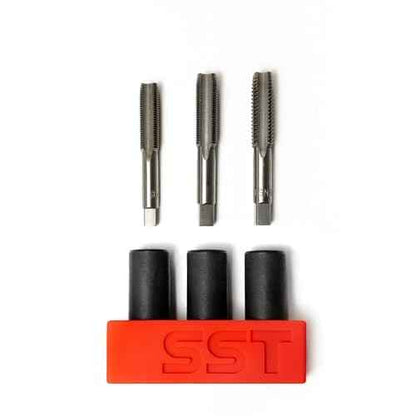 SST - Tap Socket Wrench - 3-Piece Adapter Set - Snug, Secure, & Durable - Easy Storage & Organization - Fits All Number & Fractional M.C.T.I. Standard Taps - Up to 1/2" - Designed in the USA