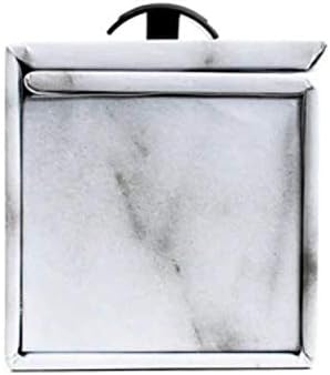 ChicWrap Carrara Marble Refillable Foil Dispenser - Includes One 12"x 30' Roll of Professional Grade Aluminum Foil - Reusable Dispenser w/Slide Cutter - Kosher Certified