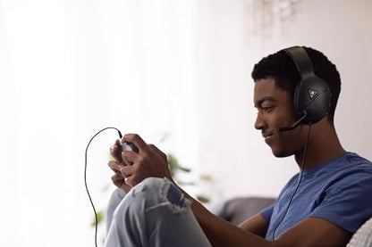 Turtle Beach Recon 200 Gen 2 Powered Gaming Headset - Xbox Series X, Xbox Series S & Xbox One, PS5, PS4, Mobile & PC with 3.5mm - Bass Boost, Memory Foam, Black