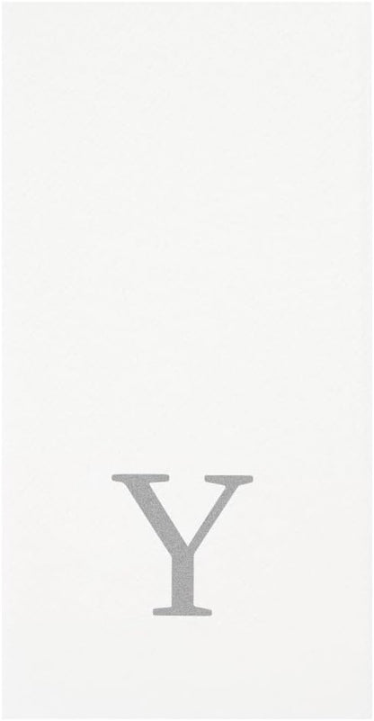 Luxenap 15.8 X 7.9 Inch Linen-Feel Guest Towels, 50 Lettered Hand Towels