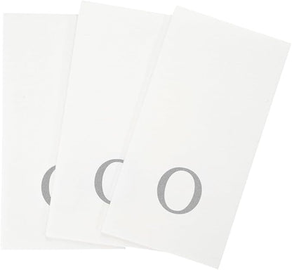 Luxenap 15.8 X 7.9 Inch Linen-Feel Guest Towels, 2000 Lettered Hand Towels